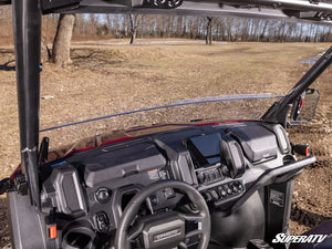 SuperATV half windshield on a CFMOTO U10 Pro, alternate angle