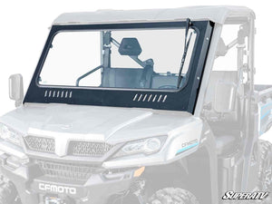 SuperATV glass windshield on a CFMOTO UForce 1000, front view