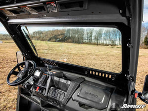 SuperATV glass windshield on a CFMOTO UForce 1000, cab view