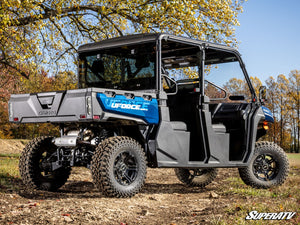 SuperATV rear glass windshield on a CFMOTO UForce 1000, side view