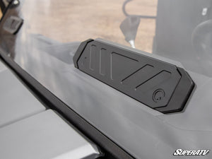 SuperATV vented full windshield on a CFMOTO UForce 1000, side view