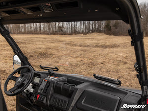 SuperATV vented full windshield on a CFMOTO UForce 1000, mounted view