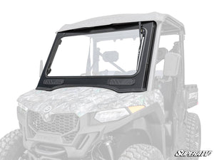 SuperATV glass windshield on a CFMOTO UForce 600, front view