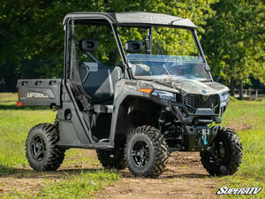 SuperATV half windshield on a CFMOTO UForce 600, cab view