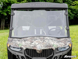 SuperATV full windshield on a CFMOTO UForce 600, side view