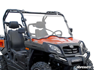 SuperATV full windshield on a CFMOTO UForce 800, front view