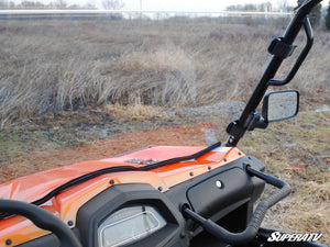 SuperATV full windshield on a CFMOTO UForce 800, cab view