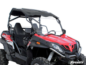 SuperATV CFMOTO ZForce 1000 Full Windshield, front view