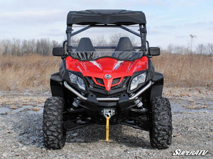 SuperATV CFMOTO ZForce 1000 Full Windshield, angle view