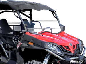 SuperATV CFMOTO ZForce 1000 Half Windshield, front view