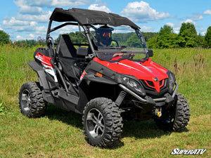 SuperATV CFMOTO ZForce 500/800/1000 Flip Windshield, detail view