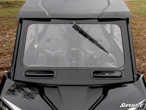 SuperATV glass windshield for the CFMOTO ZForce 800 Trail, side view