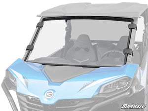 SuperATV full windshield on a CFMOTO ZForce 800 Trail, front view