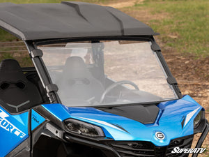 SuperATV full windshield on a CFMOTO ZForce 800 Trail, side view