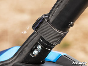 SuperATV full windshield on a CFMOTO ZForce 800 Trail, cab view