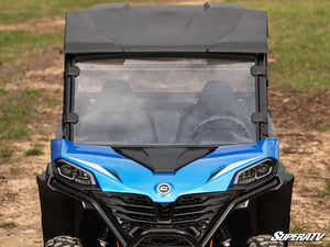 SuperATV full windshield on a CFMOTO ZForce 800 Trail, alternate angle