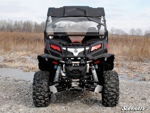 SuperATV rear windshield on a CFMOTO ZForce 800EX, side view
