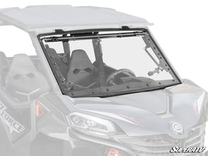 SuperATV flip windshield on a CFMOTO ZForce 950 Trail, front view
