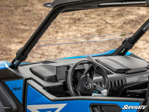 SuperATV half windshield on a CFMOTO ZForce 950 Trail, alternate angle