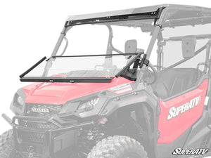 SuperATV 3-in-1 windshield on a Honda Pioneer 1000, front view