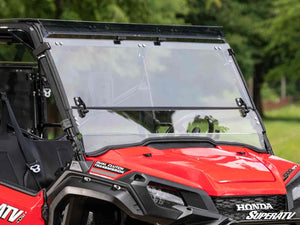 SuperATV 3-in-1 windshield on a Honda Pioneer 1000, side view