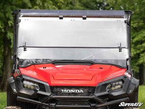 SuperATV 3-in-1 windshield on a Honda Pioneer 1000, cab view