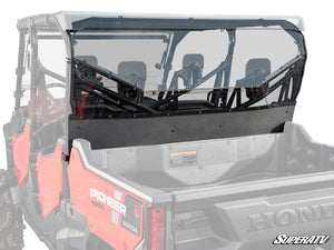 SuperATV Honda Pioneer 1000-6 Rear Windshield, front view