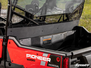 SuperATV Honda Pioneer 1000-6 Rear Windshield, angle view