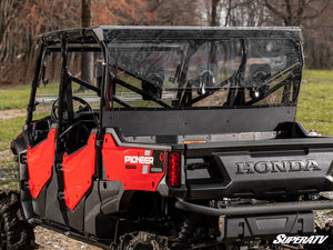 SuperATV Honda Pioneer 1000-6 Rear Windshield, detail view