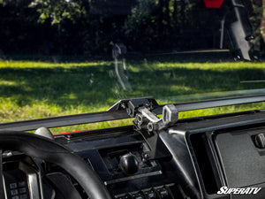 SuperATV flip windshield on a Honda Pioneer 1000, alternate angle
