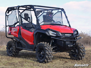 SuperATV full polycarbonate windshield on a Honda Pioneer 1000, side view