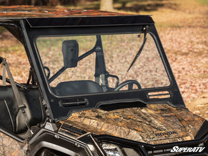 SuperATV glass windshield on a Honda Pioneer 1000, side view