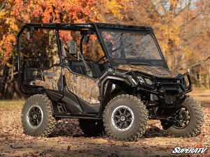 SuperATV glass windshield on a Honda Pioneer 1000, cab view