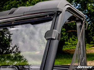 SuperATV vented full windshield on a Honda Pioneer 1000, alternate angle