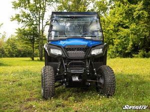 SuperATV full windshield on a Honda Pioneer 520, side view
