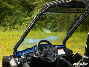 SuperATV full windshield on a Honda Pioneer 520, cab view