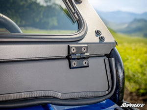 SuperATV glass windshield on a Honda Pioneer 500, cab view