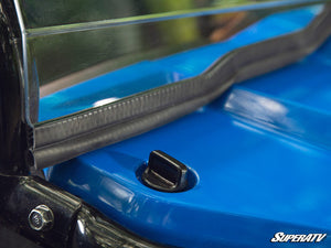 SuperATV half windshield on a Honda Pioneer 520, cab view