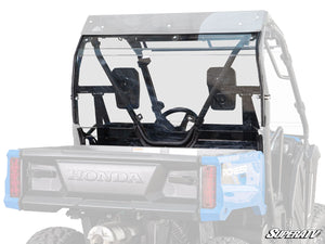 SuperATV rear windshield on a Honda Pioneer 520, front view
