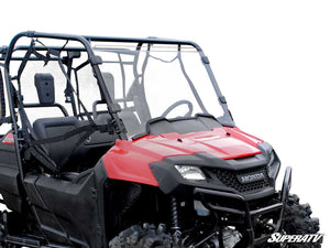 SuperATV full windshield on a Honda Pioneer 700, front view