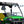 SuperATV flip windshield on a John Deere Gator, front view