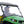 SuperATV full windshield on a John Deere Gator XUV, front view