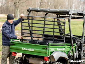 SuperATV Kawasaki Mule 4000/4010 Rear Windshield, cab view