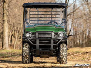 SuperATV Kawasaki Mule SX Half Windshield, angle view