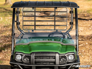 SuperATV Kawasaki Mule SX Half Windshield, installed view