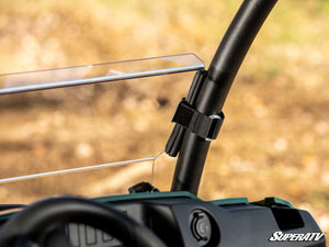 SuperATV Kawasaki Mule SX Half Windshield, alternate angle