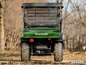 SuperATV Kawasaki Mule SX Rear Windshield, side view