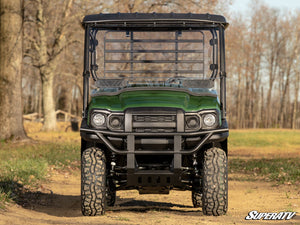 SuperATV Kawasaki Mule SX Windshield with Vents, angle view
