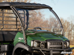 SuperATV Kawasaki Mule SX Windshield with Vents, detail view