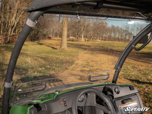 SuperATV Kawasaki Mule SX Windshield with Vents, alternate angle